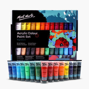 MontMarteAcrylicColourPaintSignatureSet36mlPackof24