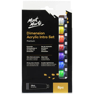 MontMarteDimensionAcrylicPaintIntroSetPremium8pcx18ml