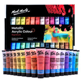 MontMarteMetallicAcrylicPaint36mlSetOf24