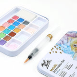 MontMartePremiumMetallicWatercolorCakeSet21Pcs-3