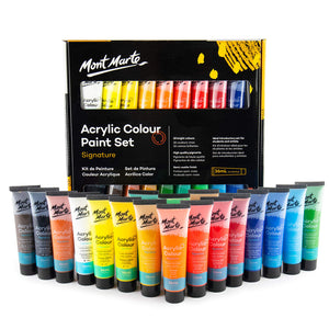 MontMarteSignatureAcrylicColourPaint36mlSetOf18Pcs-2