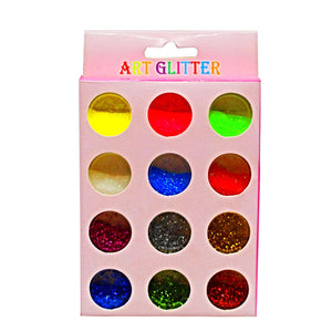 MulticolorArtGlitterSet12pcs
