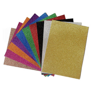 MulticolorFoamingGlitterSheetsA3SizePackOf10