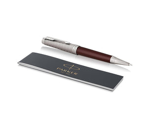 ParkerPremierCustomCrimsonRedRTBallpointPen-2