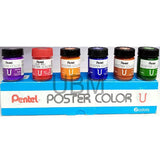 PentelPosterColor30mlSetof6-3