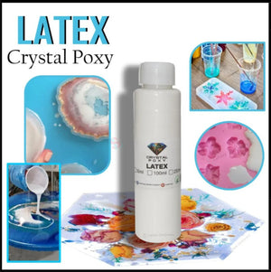 Professional Crystal Poxy Latex White Crystal Glue 100ml