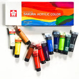 SakuraAcrylicPaint12ColorsSet20mlTube-2