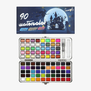 SeamiartSolidWatercolorPaintSetOf90