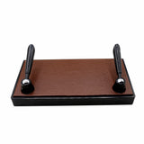 SenatorRexineLeatherOfficeDeskOrganizer7pcsSetWithWatch_20_Brown_-3