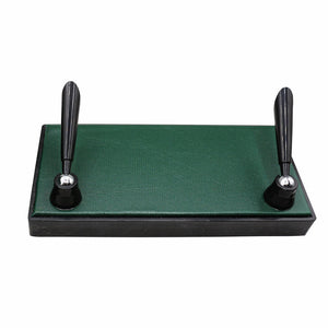 SenatorRexineLeatherOfficeDeskOrganizer7pcsSetWithWatch_20_Green_-2