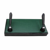 SenatorRexineLeatherOfficeDeskOrganizer7pcsSetWithWatch_20_Green_-2