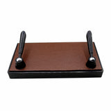 SenatorRexineLeatherOfficeDeskOrganizer8pcsSetWithWatch_20-3