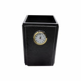 SenatorRexineLeatherOfficeDeskOrganizer8pcsSetWithWatch_20_Black_-4