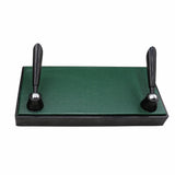 SenatorRexineLeatherOfficeDeskOrganizer8pcsSetWithWatch_20_Green_-3
