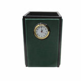 SenatorRexineLeatherOfficeDeskOrganizer8pcsSetWithWatch_20_Green_-4
