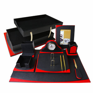 SensaLuxuryExecutiveWoodenTableOrganizer10pcsSet