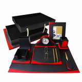 Sensa Luxury Executive Wooden Table Organizer 10pcs Set