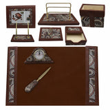 Sensa Luxury Executive Wooden Table Organizer 11pcs Set