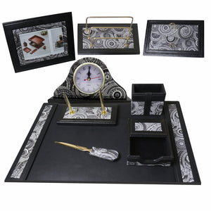 SensaLuxuryExecutiveWoodenTableOrganizer11pcsSet_245-2