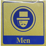 Sign Sticker 3x3 Golden