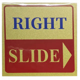 Sign Sticker 3x3 Golden