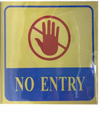 Sign Sticker 3x3 Golden