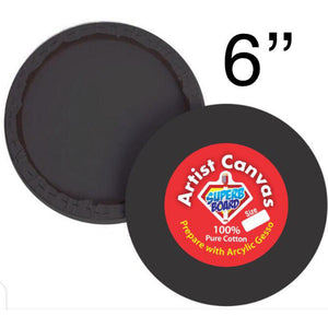 SuperbBoardRoundBlackCanvasBoard