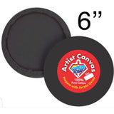 SuperbBoardRoundBlackCanvasBoard