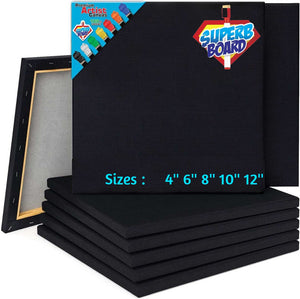 SuperbBoardSquareBlackCanvasBoard