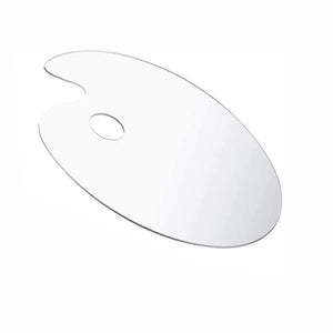 TransparentPaintPaletteFlatOvalShape