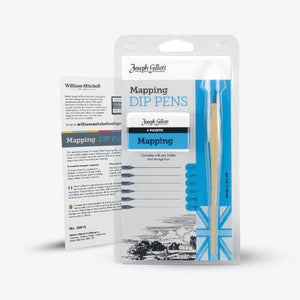 WilliamMitchellJosephGillottMappingCalligraphyNibsSet