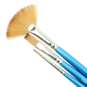 Winsor_NewtonCotmanWatercolourSyntheticHairBrushPackof3