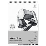Winsor_NewtonLightGrainSketchingPad110gsm50Sheets-4