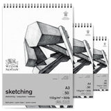 Winsor_NewtonLightGrainSketchingPad110gsm50Sheets