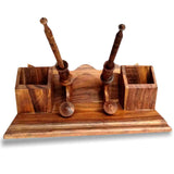 WoodenDeskOrganizerPenHolder