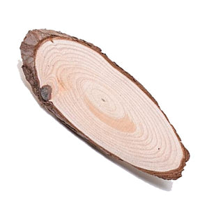 WoodenSliceOval10Inch1pc