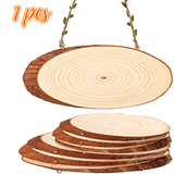 Wooden Slice Oval 6 Inch
